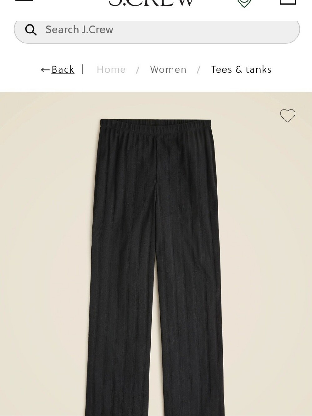 J.Crew Pointelle Pants(2X)
